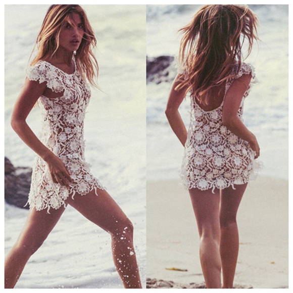 ♡ floral hollow out fabric - Picture 3 of 5